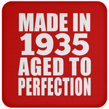 89th Birthday Made In 1935 Aged to Perfection - Drink Coaster