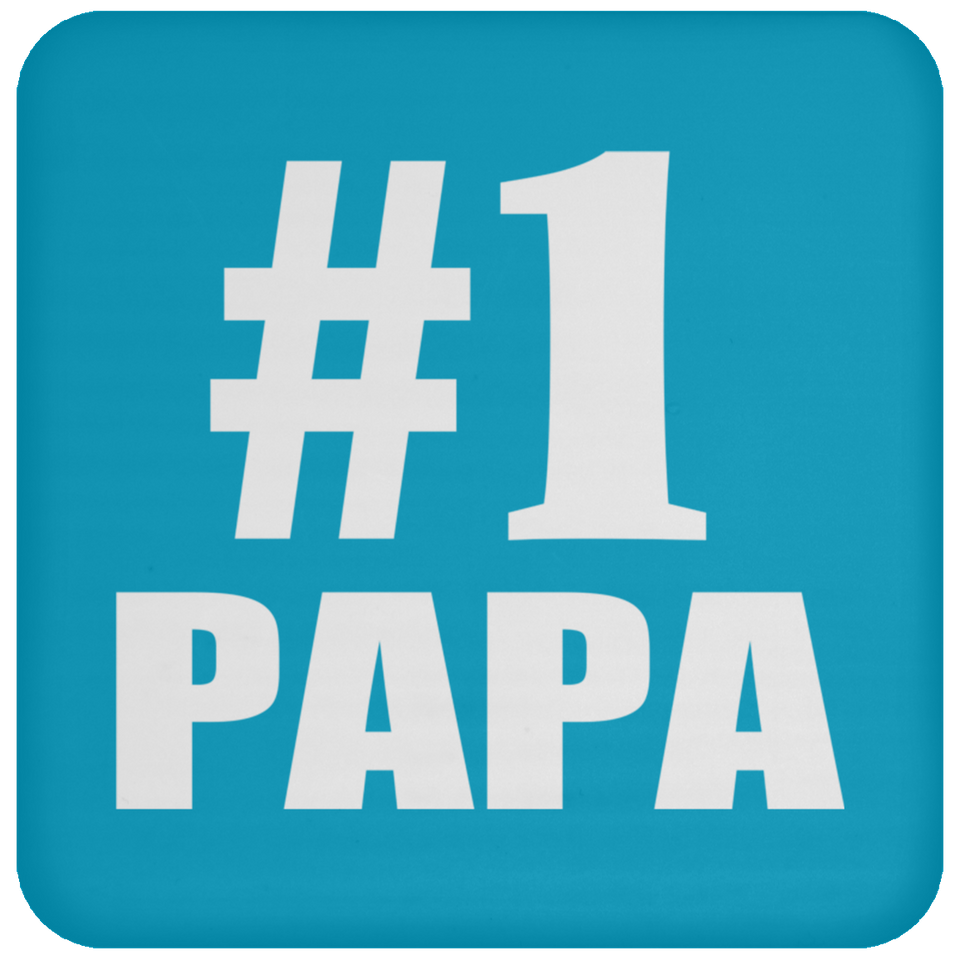 Number One #1 Papa (Grandpa) - Drink Coaster