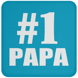 Number One #1 Papa (Grandpa) - Drink Coaster