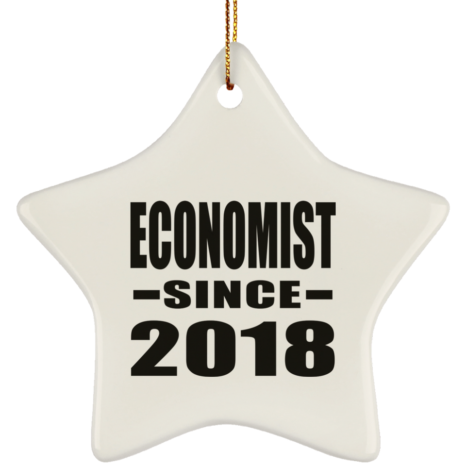 Economist Since 2018 - Star Ornament