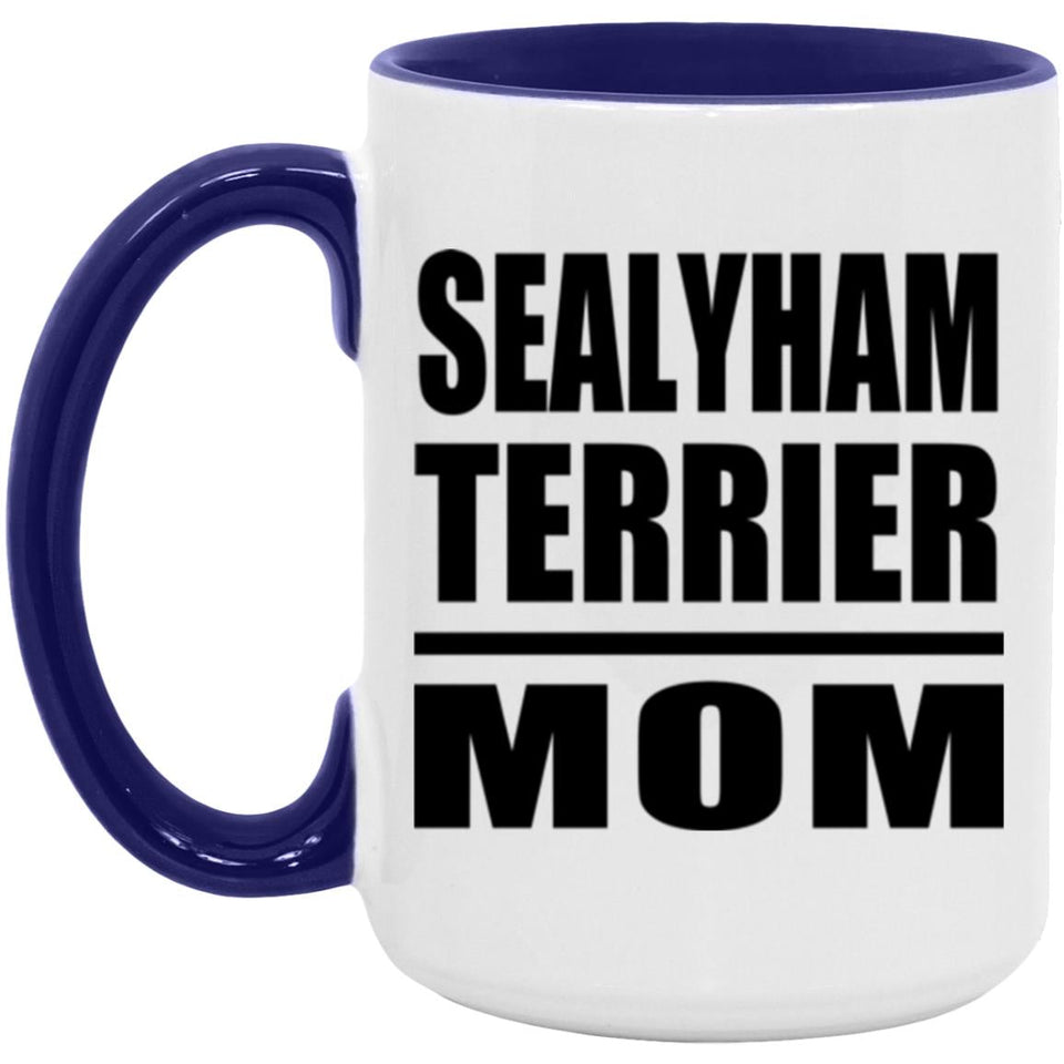 Sealyham Terrier Mom - 15oz Accent Mug Purple