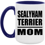 Sealyham Terrier Mom - 15oz Accent Mug Purple