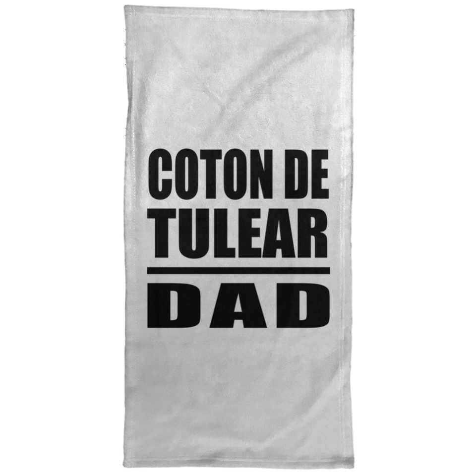 Coton De Tulear Dad - Hand Towel