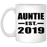 Auntie Established EST. 2019 - 11oz Coffee Mug