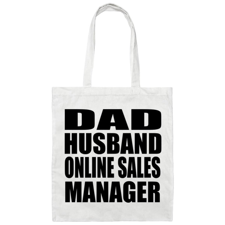 Dad Husband Online Sales Manager - Tote Bag White