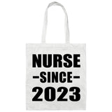 Nurse Since 2023 - Tote Bag White
