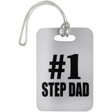 Number One #1 Step Dad - Luggage Bag Tag
