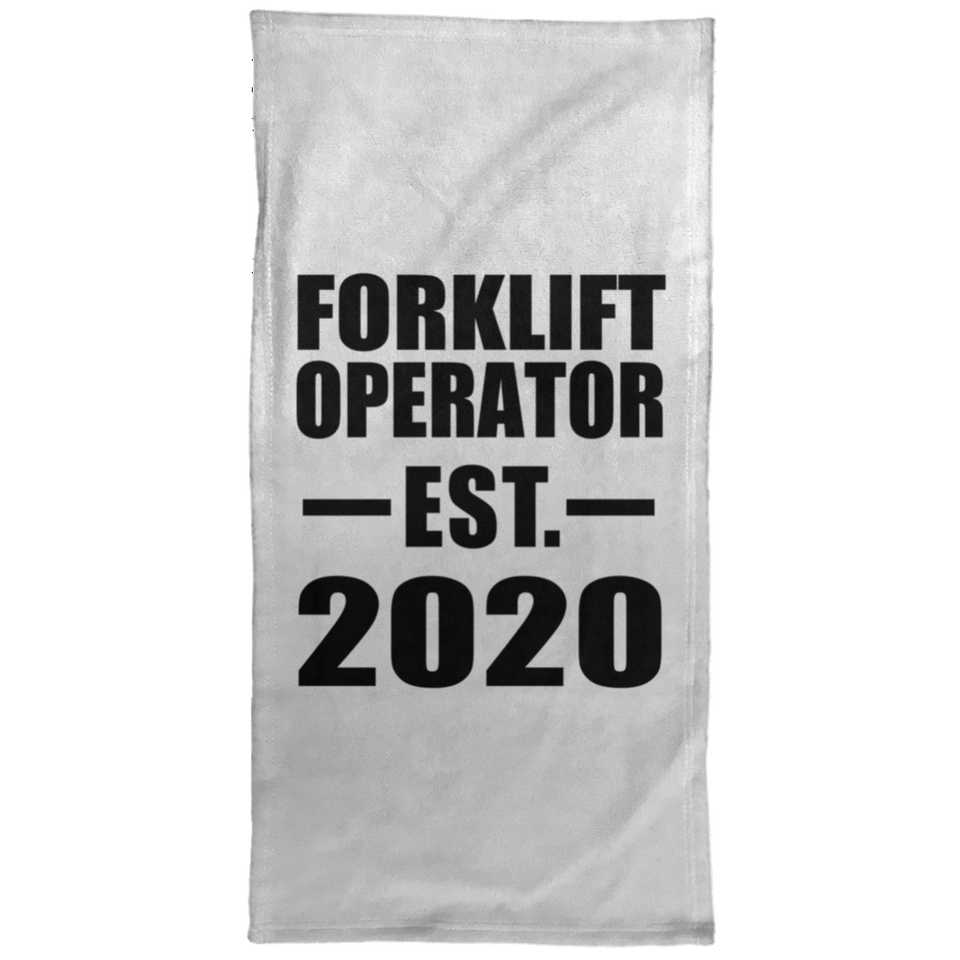 Forklift Operator Established EST. 2020 - Hand Towel
