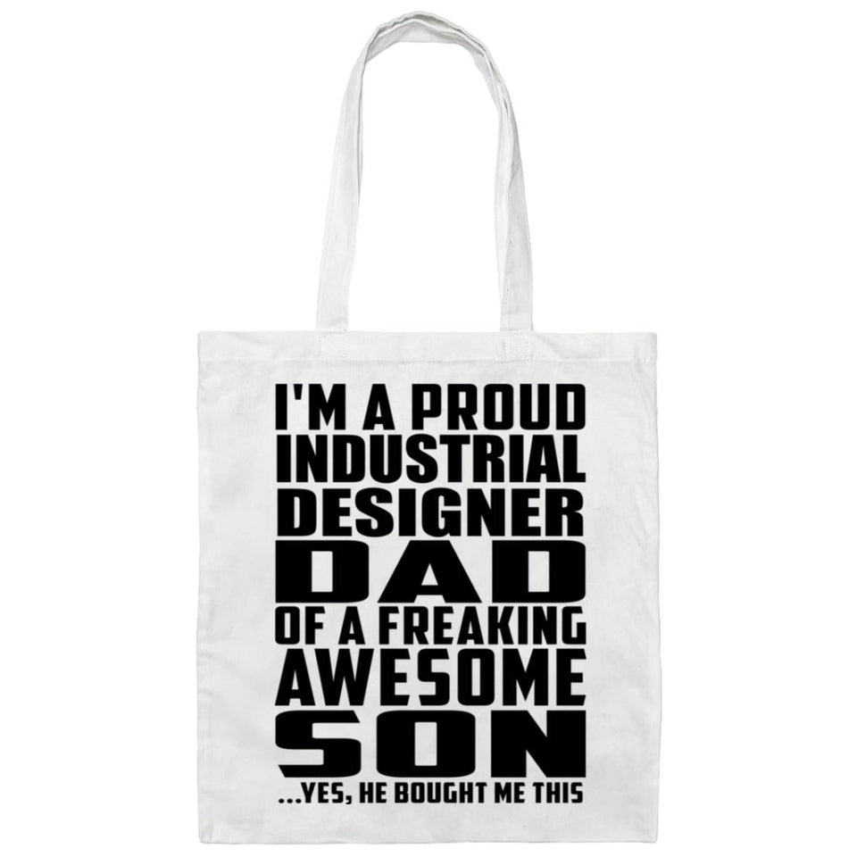 Proud Industrial Designer Dad Of Awesome Son - Tote Bag White