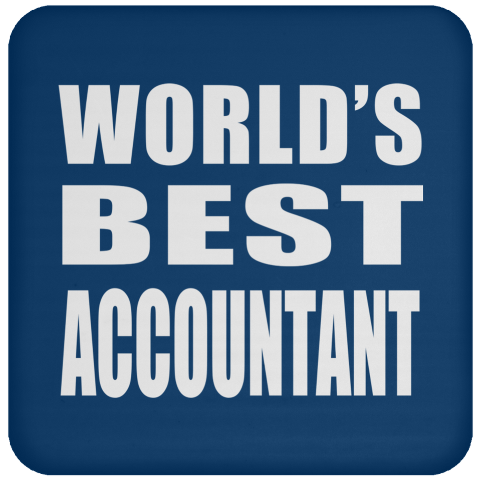 World's Best Accountant - Drink Coaster