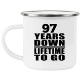 97th Anniversary 97 Years Down Lifetime To Go - 12oz Camping Mug