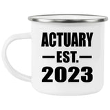 Actuary Established EST. 2023 - 12oz Camping Mug
