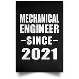Mechanical Engineer Since 2021 - Poster Portrait