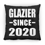 Glazier Since 2020 - Throw Pillow Black