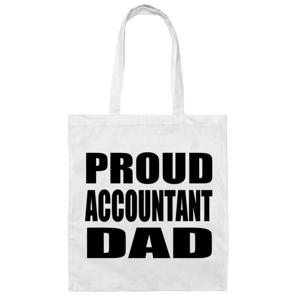 Proud Accountant Dad - Tote Bag White
