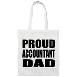 Proud Accountant Dad - Tote Bag White