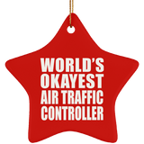 World's Okayest Air Traffic Controller - Star Ornament