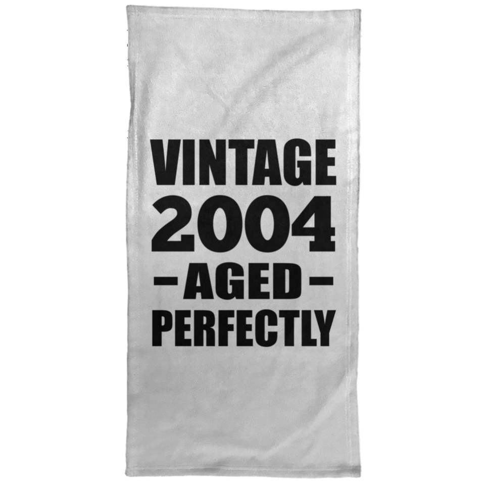 20th Birthday Vintage 2004 Aged Perfectly - Hand Towel
