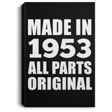 71st Birthday Made in 1953 All Parts Original - Canvas Portrait