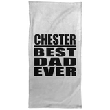 Chester Best Dad Ever - Hand Towel