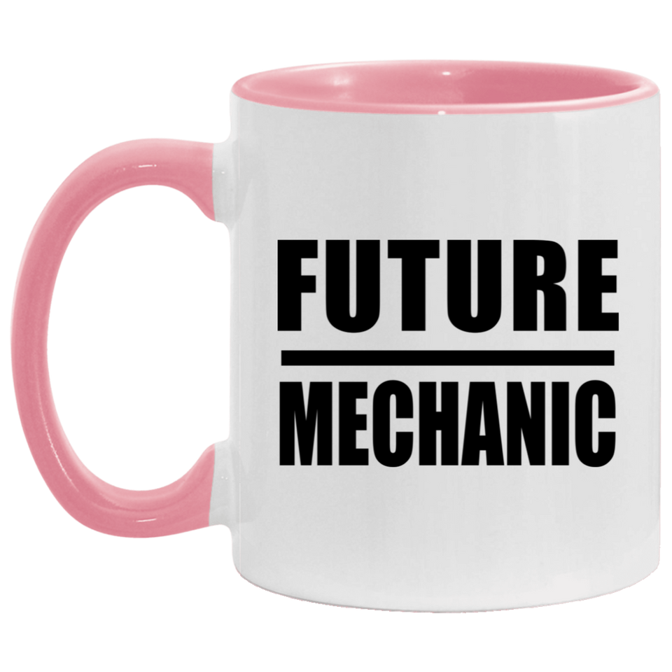 Future Mechanic - 11oz Accent Mug Pink
