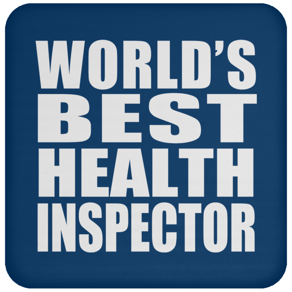 World's Best Health Inspector - Drink Coaster