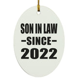 Son In Law Since 2022 - Oval Ornament
