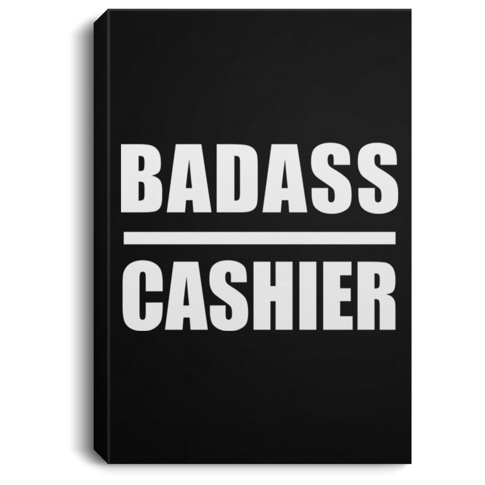 Badass Cashier - Canvas Portrait