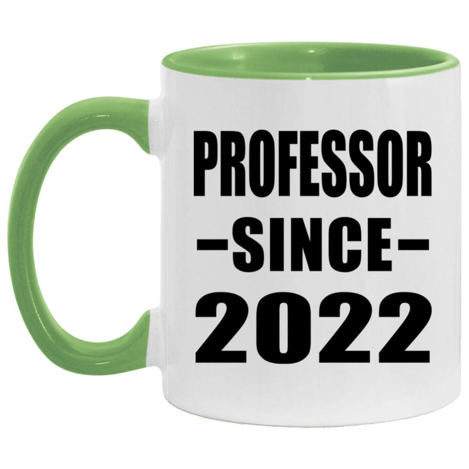 Professor Since 2022 - 11oz Accent Mug Green