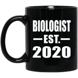 Biologist Established EST. 2020 - 11oz Coffee Mug Black