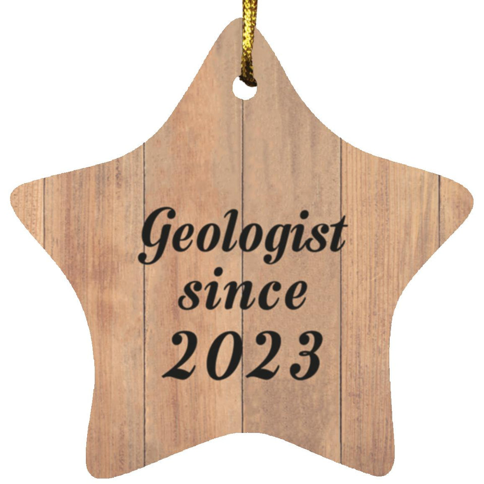 Geologist Since 2023 - Star Ornament C