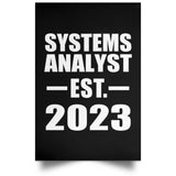 Systems Analyst Established EST. 2023 - Poster Portrait