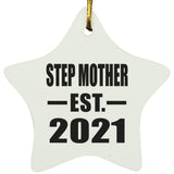 Step Mother Established EST. 2021 - Star Ornament