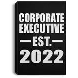 Corporate Executive Established EST. 2022 - Canvas Portrait