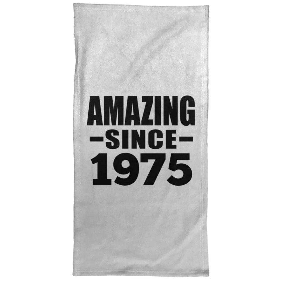 49th Birthday Amazing Since 1975 - Hand Towel