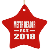 Meter Reader Established EST. 2018 - Star Ornament