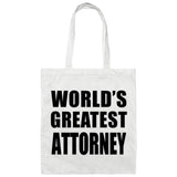 World's Greatest Attorney - Tote Bag White