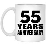 55th Anniversary 55 Years - 11 Oz Coffee Mug