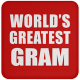 World's Greatest Gram - Drink Coaster