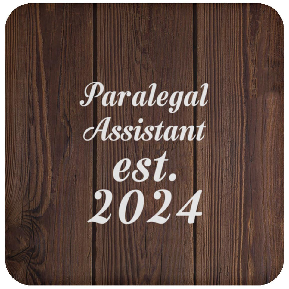 Paralegal Assistant Established Est. 2024 - Drink Coaster D