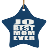 Jo Best Mom Ever - Star Ornament