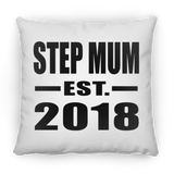 Step Mum Established EST. 2018 - Throw Pillow