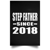 Step Father Since 2018 - Poster Portrait