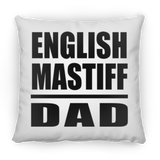 English Mastiff Dad - Throw Pillow
