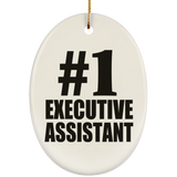 Number One #1 Executive Assistant - Oval Ornament