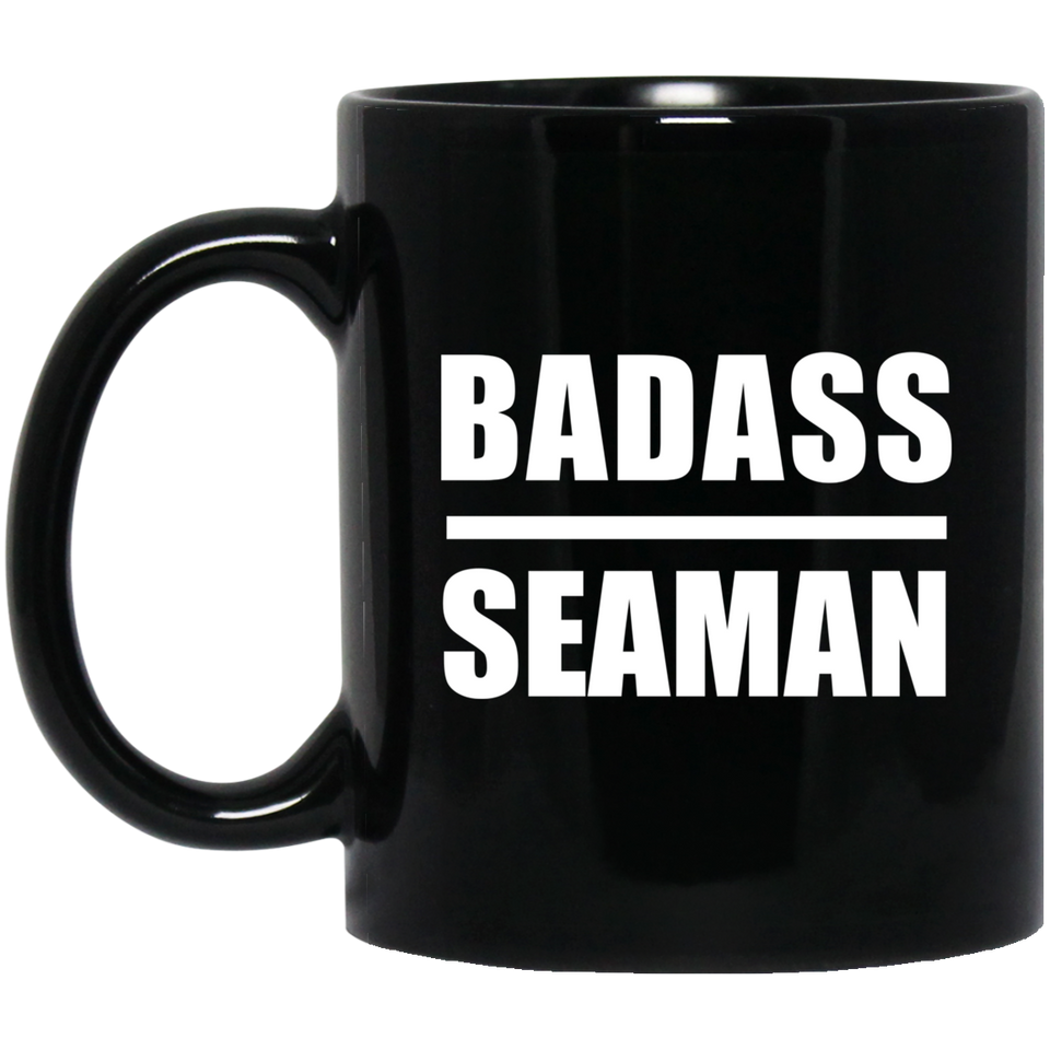 Badass Seaman - 11oz Coffee Mug Black