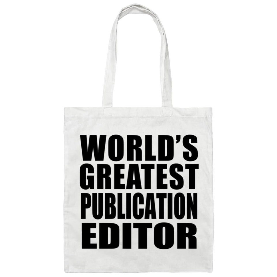 World's Greatest Publication Editor - Tote Bag White