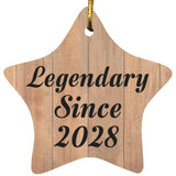 Birthday Legendary Since 2028 - Star Ornament C