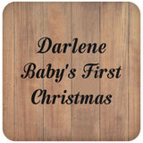 Darlene Baby's First Christmas - Drink Coaster C
