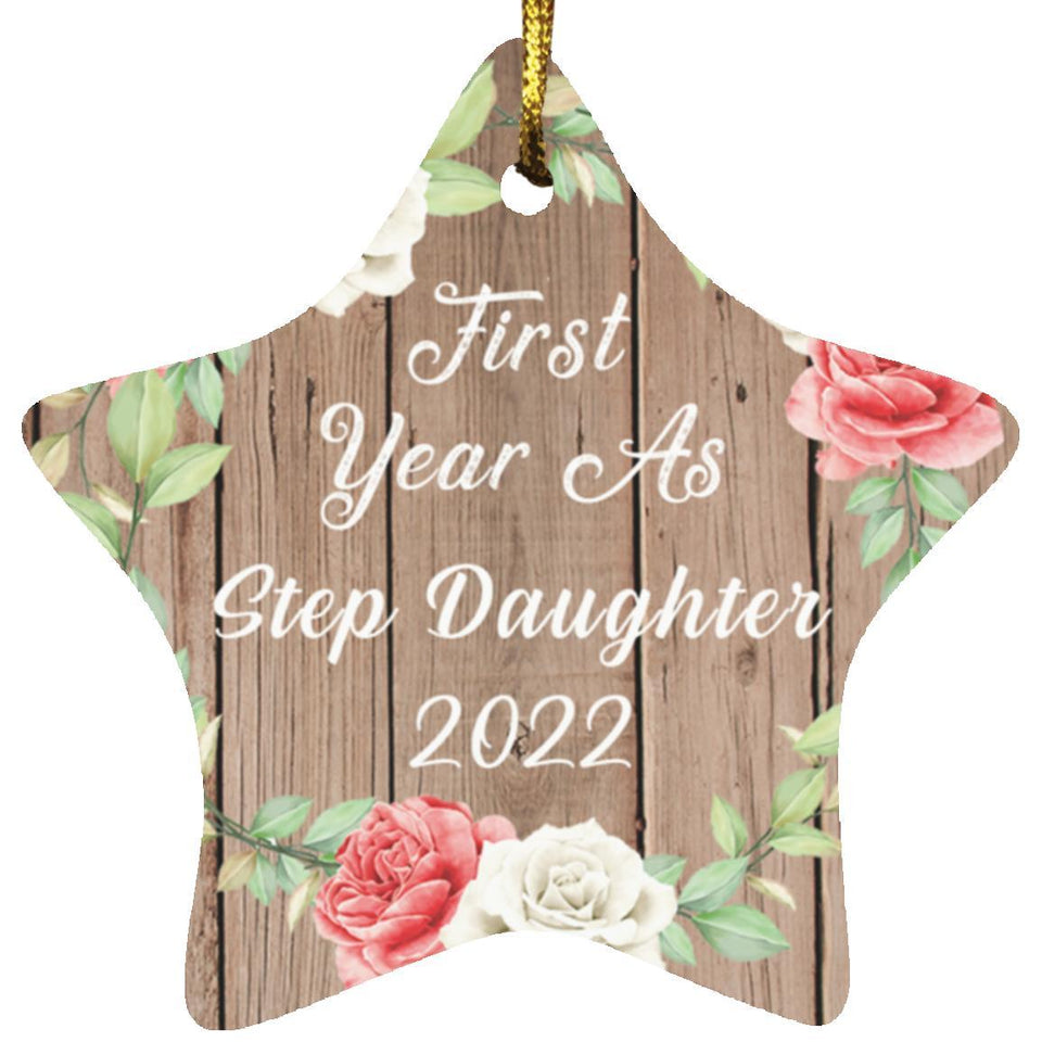 First Year As Step Daughter 2022 - Star Ornament B